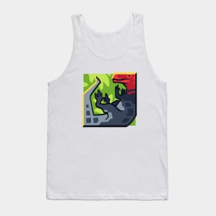 Dinosquares Torvosaurus Tank Top